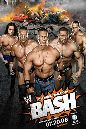 WWE The Great American Bash 2008 - John Cena, Triple H, Batista, Shawn Michaels and CM Punk